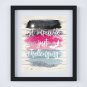 Draculaura - Monster High - Watercolor Brush Art Print with Quote: 8" x 10"