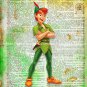 Peter Pan Dictionary Digital Art Print ~ 8" x 10 ~ Neverland