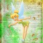 Tinkerbell ~ Peter Pan Dictionary Digital Art Print ~ 8" x 10 ~ Neverland, Fairy, Pixie
