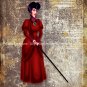 Lady Tremaine ~ Cinderella Dictionary Digital Art Print ~ 8" x 10"