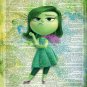 Inside Out ~ Dictionary Digital Art Print ~ 8" x 10" ~ Joy Sadness Disgust Anger Fear