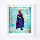 Frozen ~ Anna Dictionary Digital Art Print ~ 8" x 10"