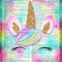 3 Unicorn Dictionary Digital Art Prints ~ 8" x 10" Let the Dreams Come True