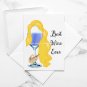 Drunk Rapunzel ~ Tangled Watercolor Wine with Quote 8" x 10" + Greeting Card