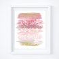 Ballet Dance - Watercolor Brush Art Print with Quote: 8" x 10"