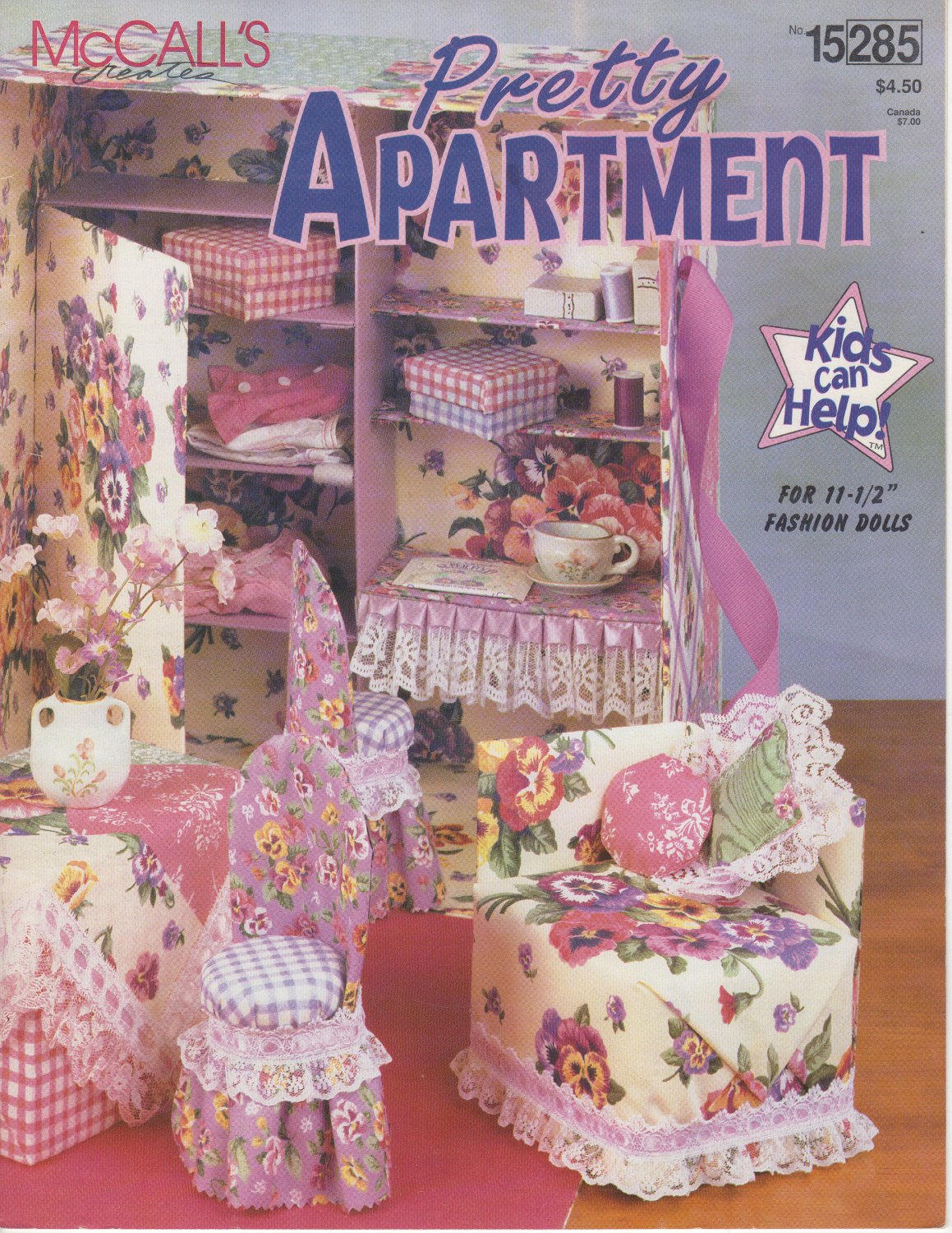 Pretty Apartment ~ Sew free - Barbie Furniture & Case - Digital Pattern - Color PDF - Download