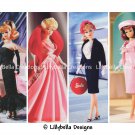 Barbie ~ 12 Layered Digital Art Bookmarks ~ 2.5" x 7" - Retro, Vintage Barbie 1950's, 1960's