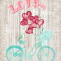 Bicycle - Love the Journey Digital Art Print ~ 8" x 10" ~ 3 Different Backgrounds!