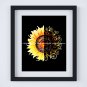 Bicycle and Sunflower Digital Art Prints ~ 8" x 10"