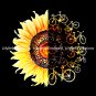 Bicycle and Sunflower Digital Art Prints ~ 8" x 10"