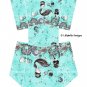 Mermaid Birthday Fry Boxes Digital Art Print ~ 5" x 7" ~ Personalized ~ Audrey style Mermaid
