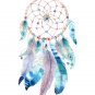 4 BOHO Watercolor Art Prints: 8" x 10" (Dream-catcher with Feathers & Word Art)