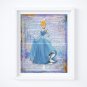 Cinderella Dictionary Digital Art Print ~ 8" x 10"