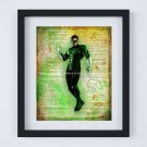 Green Lantern ~ DC Comics Dictionary Digital Art Print ~ 8" x 10" - Hal Jordan - Ryan Reynolds
