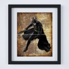 Batman ~ DC Comics Dictionary Digital Art Print ~ 8" x 10" - Bruce Wayne - Dark Knight