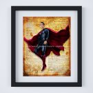 Superman ~ DC Comics Dictionary Digital Art Print ~ 8" x 10" Justice League - Clark Kent