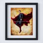 Superman ~ DC Comics Dictionary Digital Art Print ~ 8" x 10" Justice League - Clark Kent