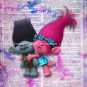 Trolls Movie Dictionary Digital Art Print ~ 8" x 10" ~ Princess Poppy & Branch