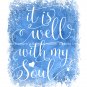 It is Well With My Soul ~ Song - 2 Watercolor Art Prints: 8" x 10" ~ Hymn, Bible, God, Lord, Church