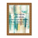 Frank Lloyd Wright Quote Watercolor Digital Art Print ~ 11" x 14" Architect, Falling Water