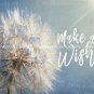 Dandelion Make a Wish Art Print: 10" x 8" ~ Wishes, Dreams, Flower, Weed