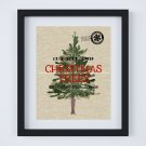 Cut Your Own Tree Digital Art Print 8" x 10" ~ Tree Farm, Christmas, Pine, Spruce, Fir, Cedar