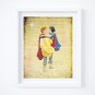 Snow White & the Prince - Digital Art Prints (Blend or Fade into story): 11" x 14"