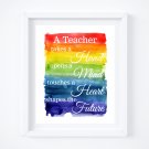 A Teacher takes a Hand... ~ Digital Art Print ~ 8" x 10"