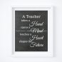 A Teacher takes a Hand... ~ Digital Art Print ~ 8" x 10"
