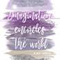 Albert Einstein - Watercolor Brush Art Print with Imagination Quote: 8" x 10"