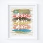 Brady Bunch - Retro TV 1970's - Watercolor Brush Art Print with Quote: 8" x 10"
