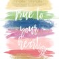 Mulan ~ Watercolor Brush Art Print with Quote: 8" x 10"