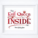 2 Once Upon a Time Art Prints: 10" x 8" Quote by Regina the Evil Queen