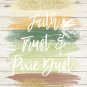 Tinkerbell - Peter Pan Watercolor Brush Art Print with Quote: 8" x 10"