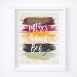 Mother Gothel - Rapunzel - Tangled Watercolor Brush Art Print with Quote: 8" x 10"