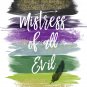 Maleficent - Sleeping Beauty Watercolor Brush Art Print with Quote: 8" x 10"
