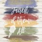 Snow White Watercolor Brush Art Print with Quote: 8" x 10"