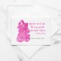 Sleeping Beauty Watercolor Silhouette with Quote 10" x 8" + Greeting Card ~ Prince Phillip
