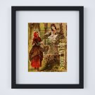 Snow White and the Evil Queen - Grimm's Fairy Tales Digital Art Print (Blend into story): 11" x 14"