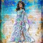 Barbie ~ Dictionary Digital Art Print ~ 8" x 10" - African American, Black, Dark Skin, Watercolor