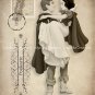 Snow White and Prince Charming - Vintage Style Postcard Art Print: 8" x 10"
