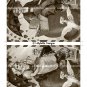 Valentine's Day - 5 x 7 inch Color & Sepia Airmail Postcards - Vintage Style - 8 total
