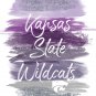 KSU Wildcat - Kansas State University Watercolor Brush Art Print with Quote: 8" x 10" Manhattan