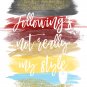 Ironman ~ Marvel Watercolor Brush Art Print with Quote: 8" x 10"