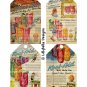 Vintage Style Library Cards Kool-Aid - 3 x 5 inch Tags - 16 total - Advertising Ads Mixed Media