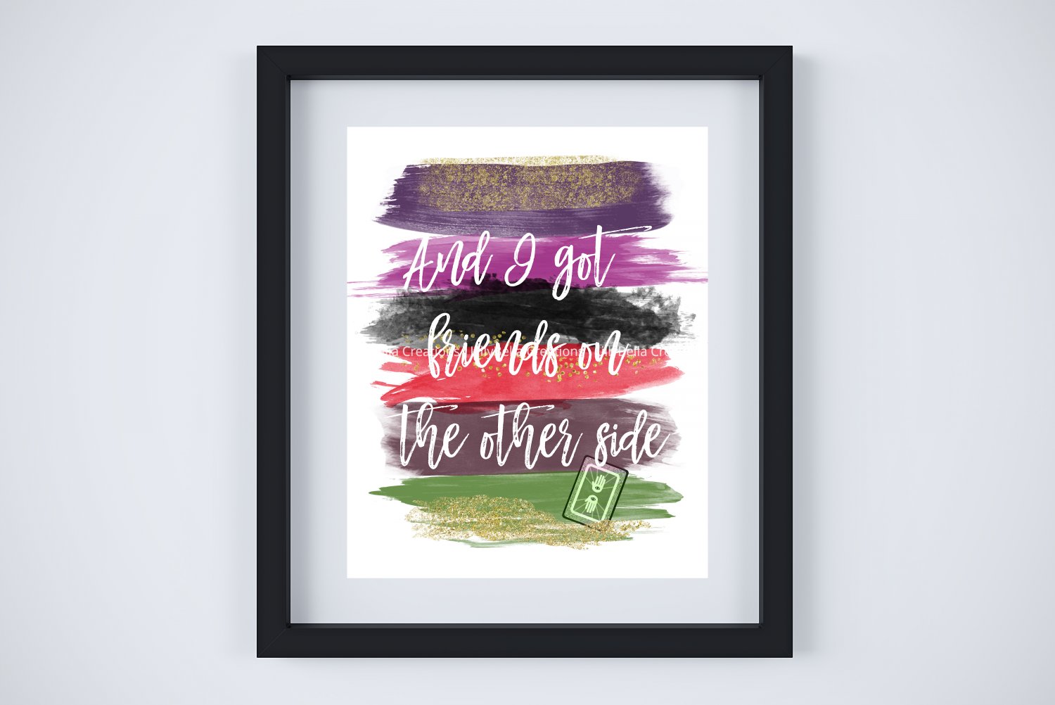 Dr. Facilier - Princess & Frog Watercolor Brush Art Print with Quote: 8" x 10" ~ Witch Doctor