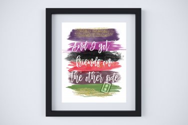 Dr. Facilier - Princess & Frog Watercolor Brush Art Print with Quote: 8" x 10" ~ Witch Doctor