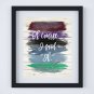 Lady Tremaine - Cinderella Watercolor Brush Art Print with Quote: 8" x 10" ~Stepmother, Villian