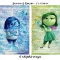 6 Inside Out Emotions Dictionary Digital Art Prints ~ 5" x 7" & 8 Bookmarks ~ Joy, Sadness, Disgust