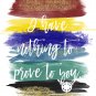 Captain Marvel ~ Marvel Watercolor Brush Art Print with Quote: 8" x 10"